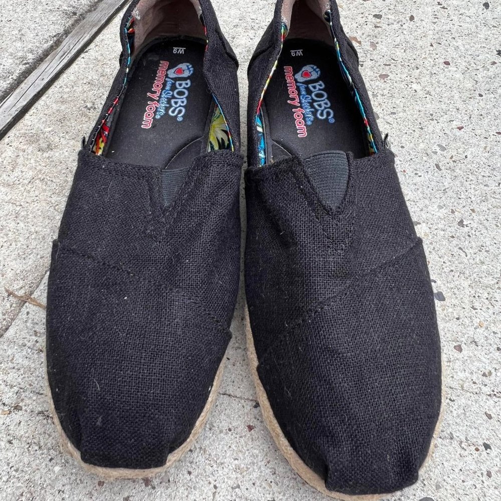 Black Espadrilles BOBS Shoes